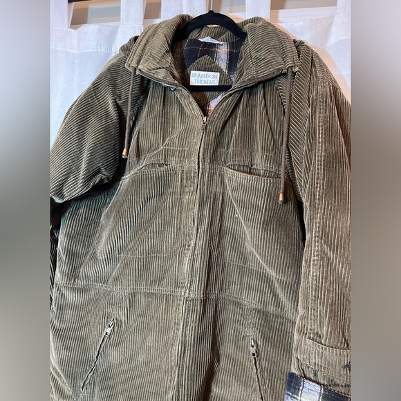 Vintage Brandon Thomas corduroy green jacket shacket - Picture 2 of 7